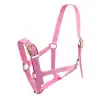 Bainbridge Horse Halter Full Pink adjustable nylon horse halter