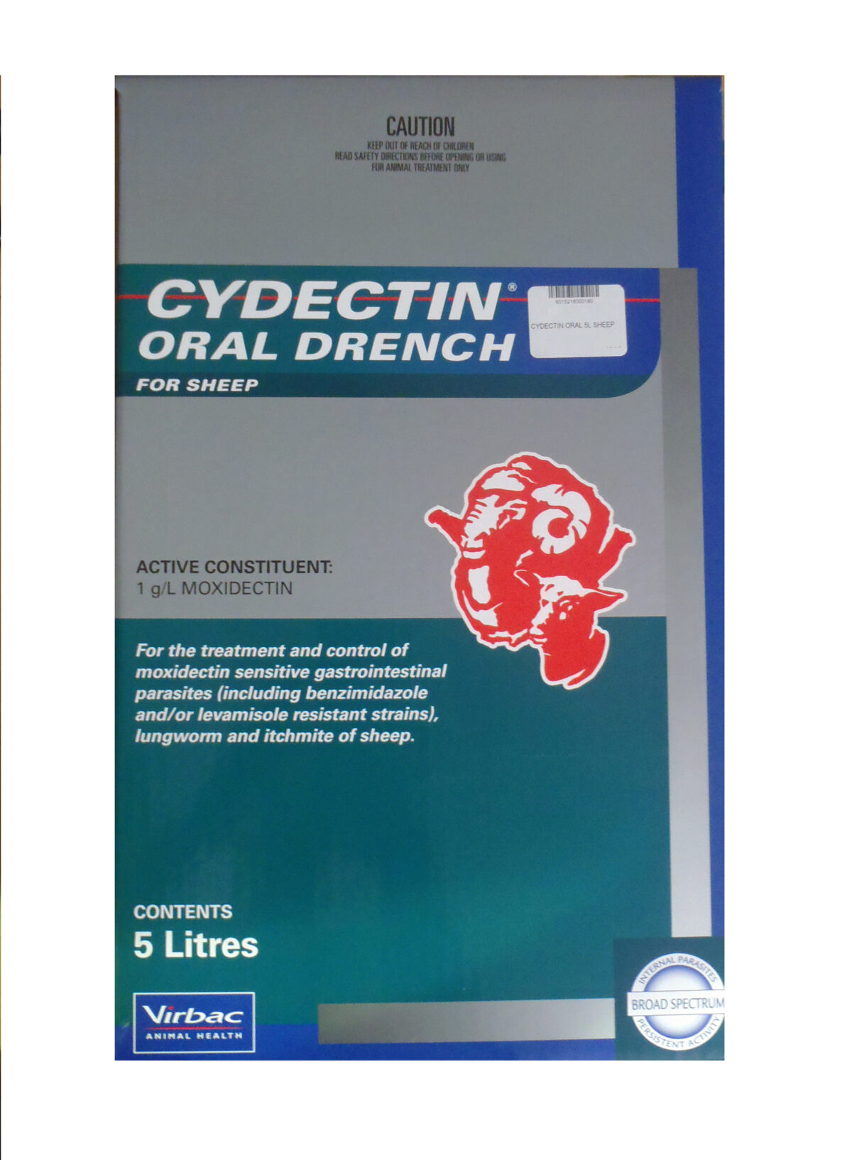 Cydectin Oral And Sel 5l Sheep