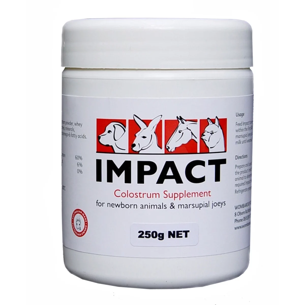 Wombaroo Impact Colostrum 250g