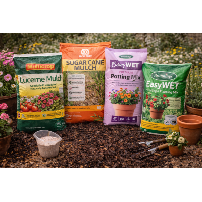 MULCHES/POTTING MIXS