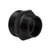 NORMA reducing hex nipple 2 inch x 1 1/2 inch threaded pipe fitting